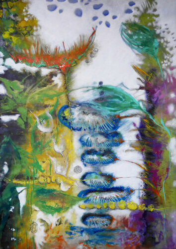 Into the wild 3 van Véronique Egloff, Schilderij te koop op Singulart