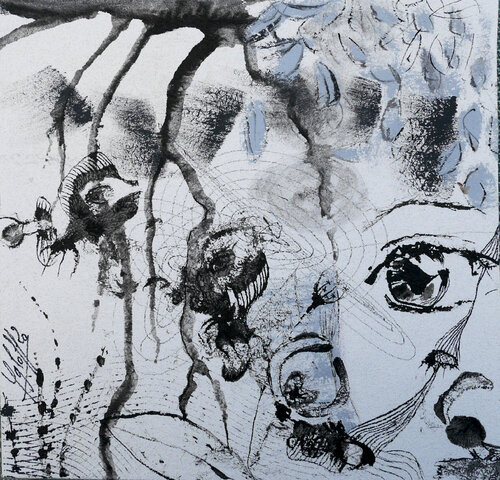 Confinement 12 par Véronique Egloff, Œuvre sur papier en vente sur Singulart