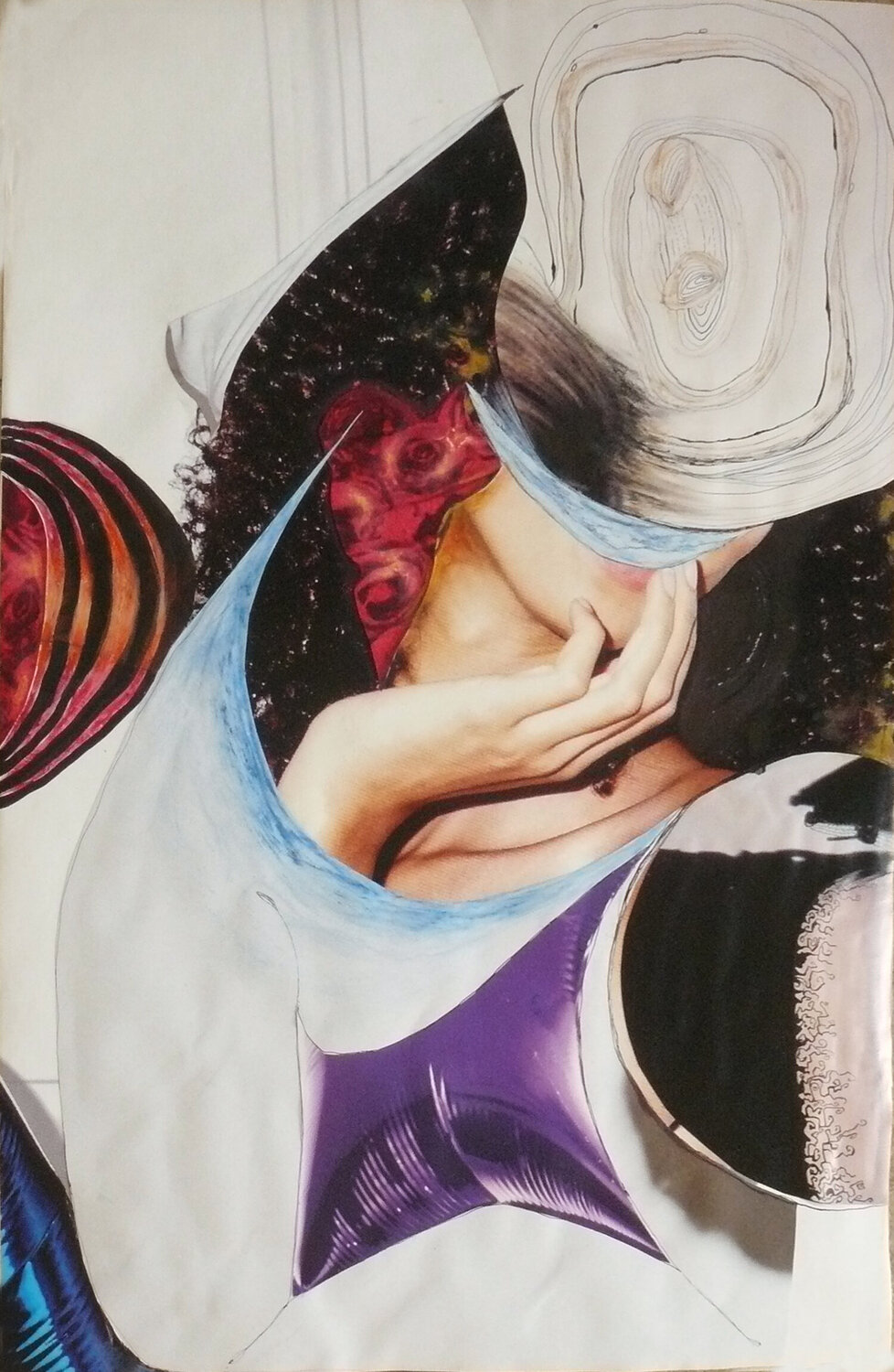 femme dans le doute Véronique Egloff Werk auf Papier zu verkaufen