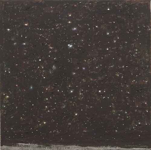 Mappa di stelle di Natale Addamiano, Pittura in vendita su Singulart