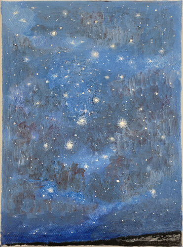 Con le stelle von Natale Addamiano, Malerei kaufen auf Singulart