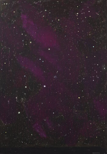 Con le stelle van Natale Addamiano, Schilderij te koop op Singulart