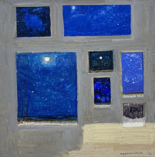 Plenilunio van Natale Addamiano, Schilderij te koop op Singulart