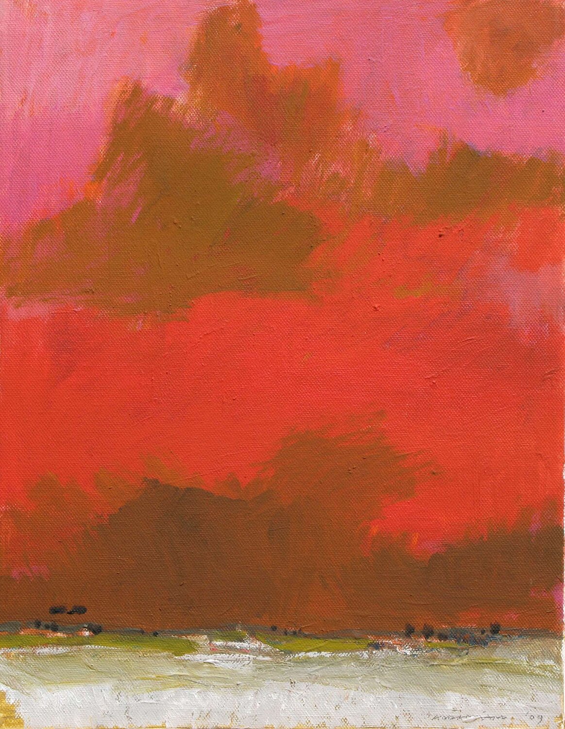 Murgia di sera Natale Addamiano