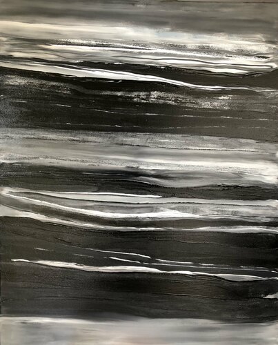 Black and  white von Catherine LE ROUX, Malerei kaufen auf Singulart