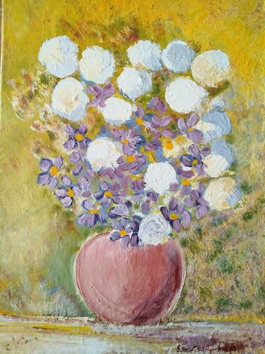 Bouquet pour Elise van Catherine LE ROUX, Schilderij te koop op Singulart