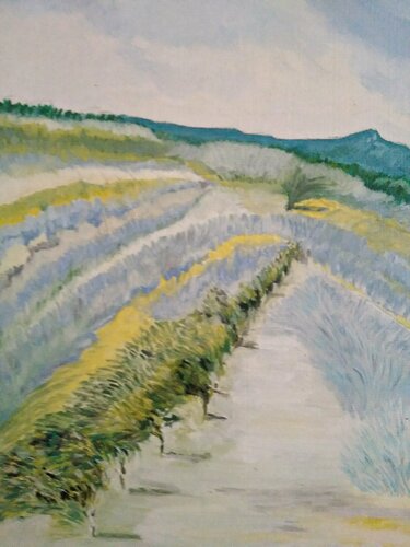 Été en Provence van Catherine LE ROUX, Schilderij te koop op Singulart