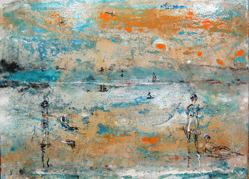 SUNSET IS COMING von Giusy Lauriola, Malerei kaufen auf Singulart