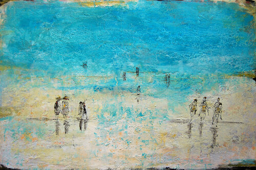 UN DOLCE POMERIGGIO DI FINE ESTATE van Giusy Lauriola, Schilderij te koop op Singulart