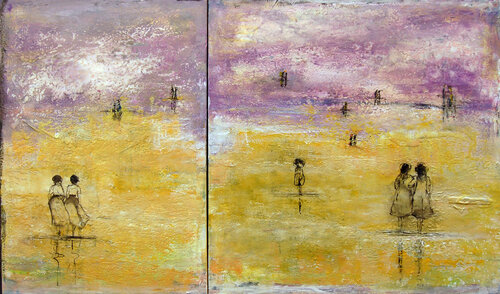 INCAMMINIAMOCI VERSO ALTRi ORIZZONTI von Giusy Lauriola, Malerei kaufen auf Singulart