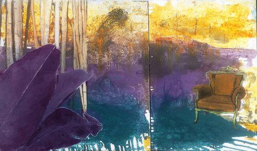 PROFUMO DI VIOLA van Giusy Lauriola, Schilderij te koop op Singulart