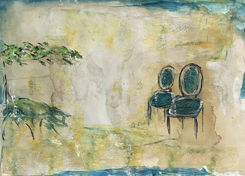 SEDIE SOSPESE van Giusy Lauriola, Schilderij te koop op Singulart