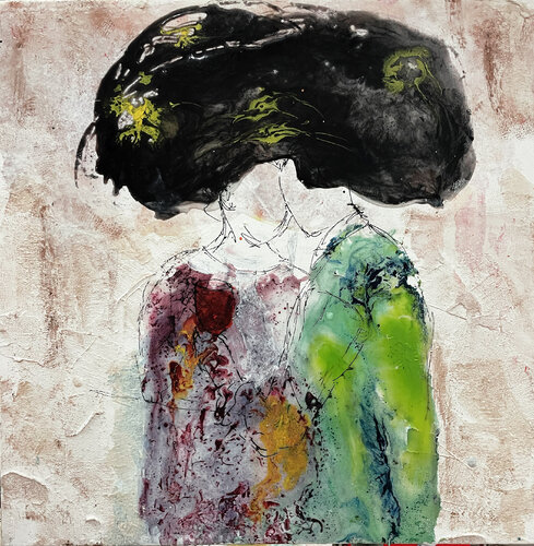 UN SOLO PENSIERO par Giusy Lauriola, Peinture en vente sur Singulart