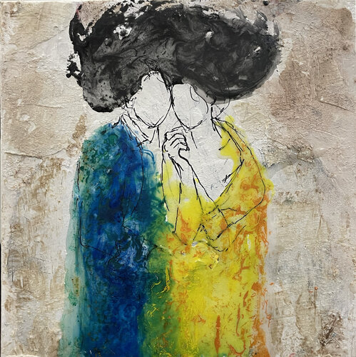 LA FORMA DELLA VICINANZA von Giusy Lauriola, Malerei kaufen auf Singulart