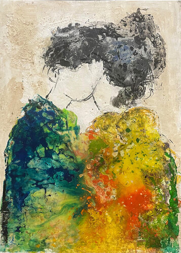 SIAMO MATERIA LIQUIDA N 5 by Giusy Lauriola, Painting for Sale on Singulart
