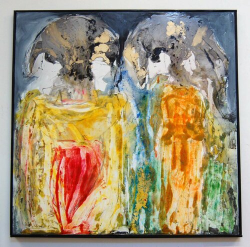 COLOURS AND WOMEN par Giusy Lauriola, Peinture en vente sur Singulart