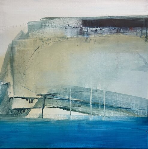 The Sea - البحر di Denise Eyer-Oggier, Pittura in vendita su Singulart
