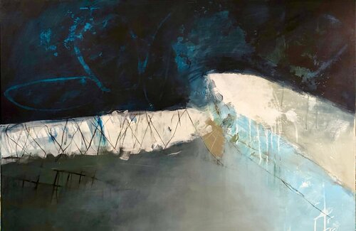 Schiffbruch Levante - Naufrage Levante  - حطام سفينة الشرق von Denise Eyer-Oggier, Malerei kaufen auf Singulart