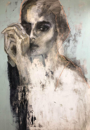 ELLE IX di Denise Eyer-Oggier, Pittura in vendita su Singulart