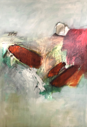 Metapher eines Hauses I di Denise Eyer-Oggier, Pittura in vendita su Singulart