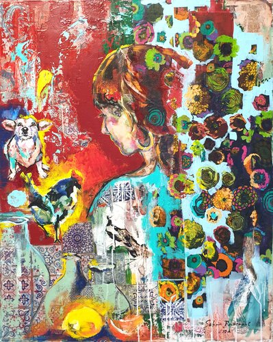 Chica en casa par Sabina Bockemühl, Peinture en vente sur Singulart