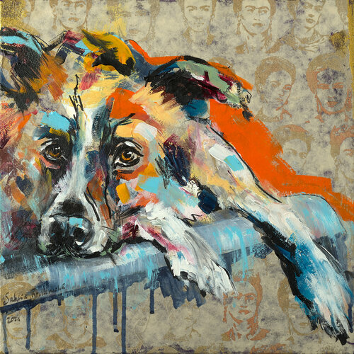 LebensStücke - Waiting for Frida par Sabina Bockemühl, Peinture en vente sur Singulart