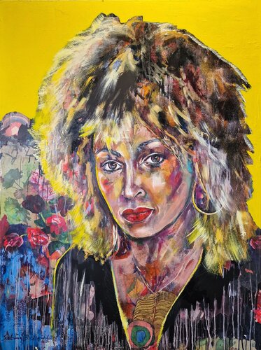 Simply the Best - Tina Turner von Sabina Bockemühl, Malerei kaufen auf Singulart