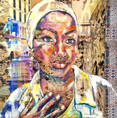 URBAN FACES - Oulimata Spain di Sabina Bockemühl, Pittura in vendita su Singulart