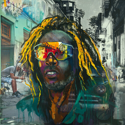 URBAN FACES - Camilo Havanna di Sabina Bockemühl, Pittura in vendita su Singulart