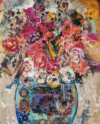 New Year Flowers par Sabina Bockemühl, Peinture en vente sur Singulart
