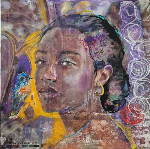 Dreamworld - Fly little bird par Sabina Bockemühl, Peinture en vente sur Singulart