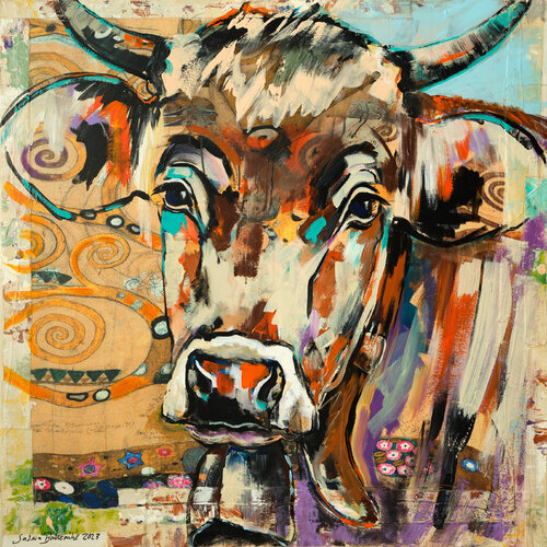 Serie Klimt - Ava von Sabina Bockemühl, Malerei kaufen auf Singulart