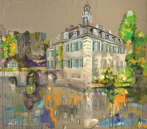 Wasserschloss par Sabina Bockemühl, Peinture en vente sur Singulart