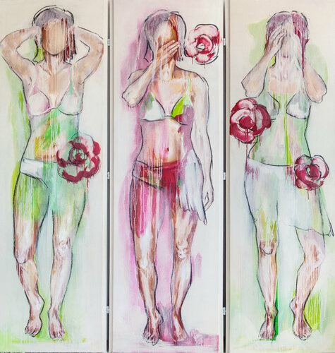 Never again - Paravent van Sabina Bockemühl, Schilderij te koop op Singulart