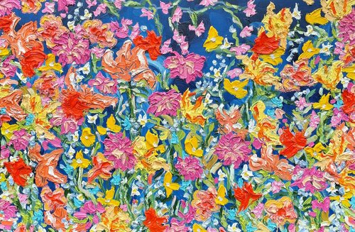 NO. 245 Summer Blooms (After Rain) di Jon Parlangeli, Pittura in vendita su Singulart