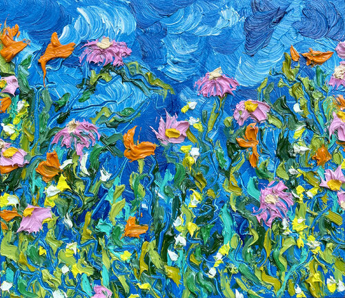 Wildside VII (in blue) di Jon Parlangeli, Pittura in vendita su Singulart