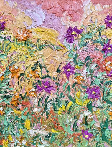 Fall Fires of Twilight di Jon Parlangeli, Pittura in vendita su Singulart