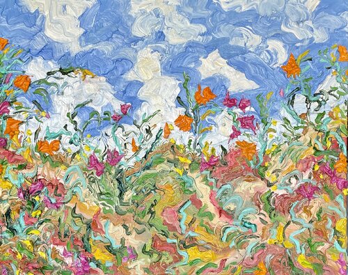 The Wind and the Wild di Jon Parlangeli, Pittura in vendita su Singulart