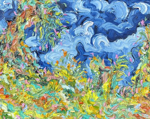 Ancient Grove di Jon Parlangeli, Pittura in vendita su Singulart