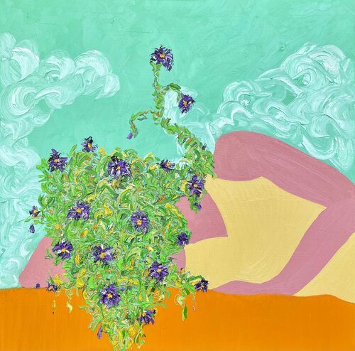 Tracy (a la Odalisque) van Jon Parlangeli, Schilderij te koop op Singulart