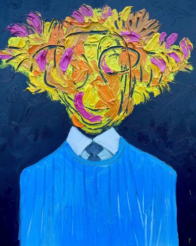 (Dear) Uncle Albert di Jon Parlangeli, Pittura in vendita su Singulart