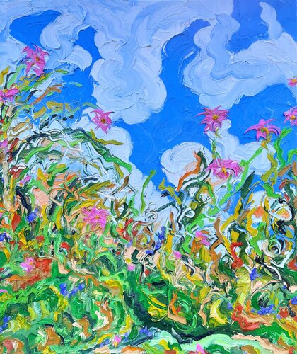 Monday on the Hill van Jon Parlangeli, Schilderij te koop op Singulart