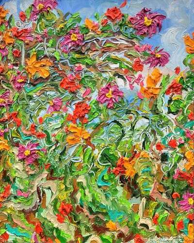 Caribbean I van Jon Parlangeli, Schilderij te koop op Singulart