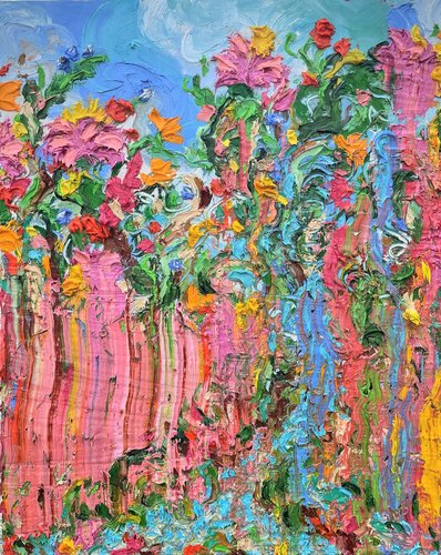 Caribbean III Wave van Jon Parlangeli, Schilderij te koop op Singulart
