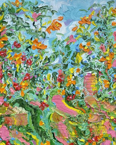 Chutes and Ladders van Jon Parlangeli, Schilderij te koop op Singulart