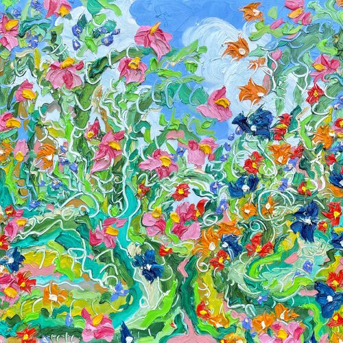The Last Garden van Jon Parlangeli, Schilderij te koop op Singulart