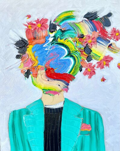The Dinner Jacket van Jon Parlangeli, Schilderij te koop op Singulart