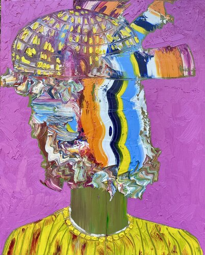 Left Field van Jon Parlangeli, Schilderij te koop op Singulart