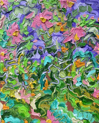 The Purple Lady di Jon Parlangeli, Pittura in vendita su Singulart