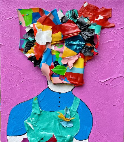 Worker-B van Jon Parlangeli, Schilderij te koop op Singulart